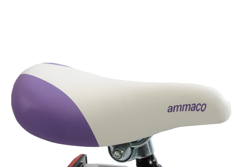Ammaco Misty Girls BMX 18 Inch Wheel Kids Bike White and Purple-4